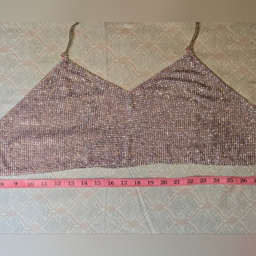 Windsor Pink Rhinestone Top - Picture 2 of 11